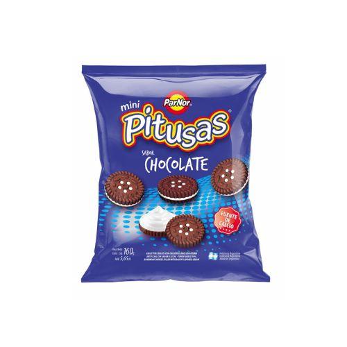 Galletitas PITUSAS Sabor Chocolate 160grs. (B x 30u.)
